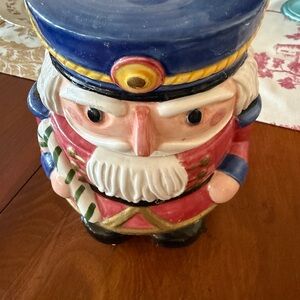 Fitz & Floyd Ceramic Nutcracker Cookie Jar